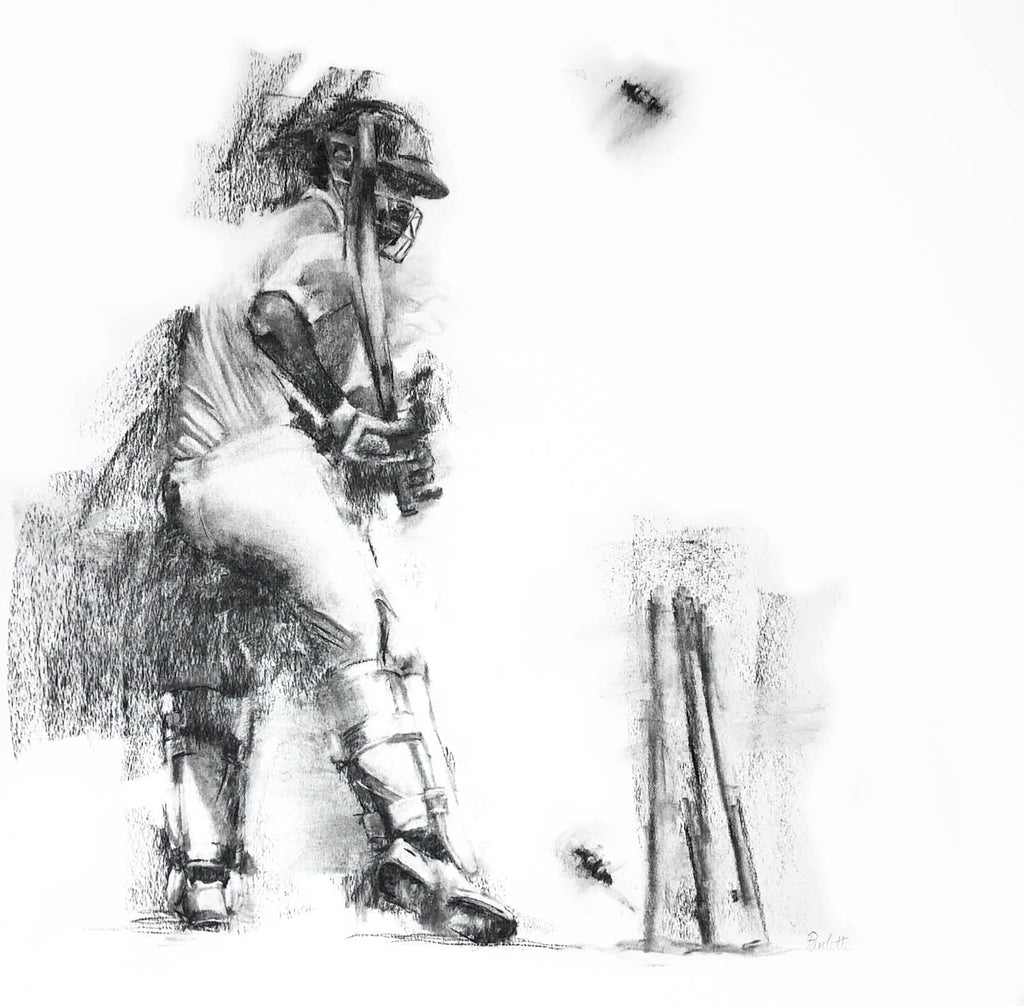 Cricket Sketch Paper Print - Sports posters in India - Buy art, film,  design, movie, music, nature and educational paintings/wallpapers at  Flipkart.com